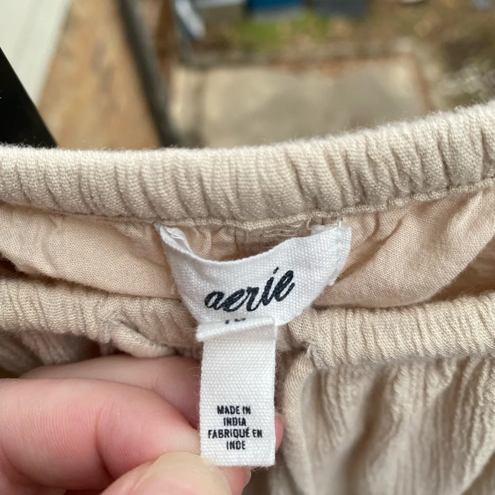 Aerie Cream Tiered Maxi Skirt - Picture 3 of 4